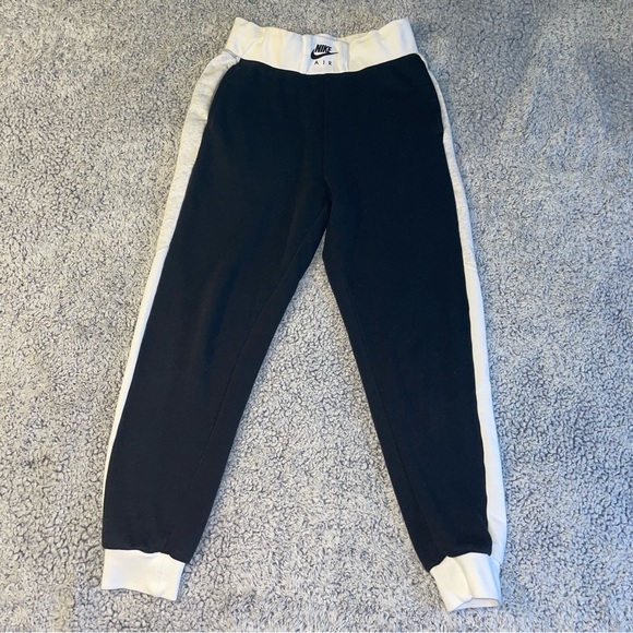 WOMENS SIZE SMALL NIKE JOGGERS BLACK WHITE GRAY - Picture 7 of 9
